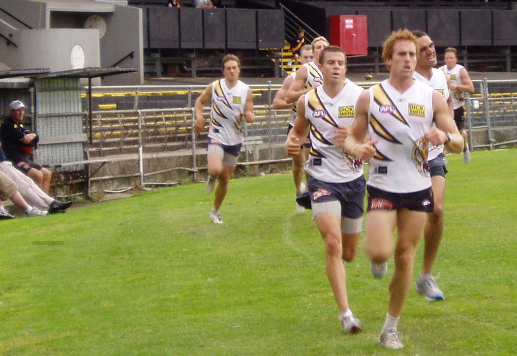 Daniel Jackson, Brett Deledio and Jarrad Oakley-Nicholls